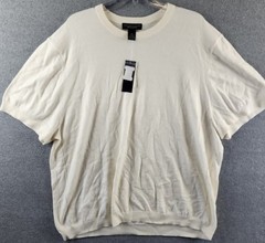 The Men’s Store at Bloomingdale’s Cashmere Blend Sweater Tee XXL Cannoli S/S