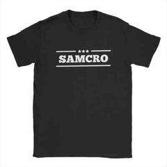 Men T-Shirt Son Of Anarchy Samcro Outlaw Fashion Pure Cotton Tees Short Sleeve G
