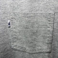 Johnnie-O T Shirt Mens Size Medium Gray Pocket Tag Logo Cotton Rayon Polyester