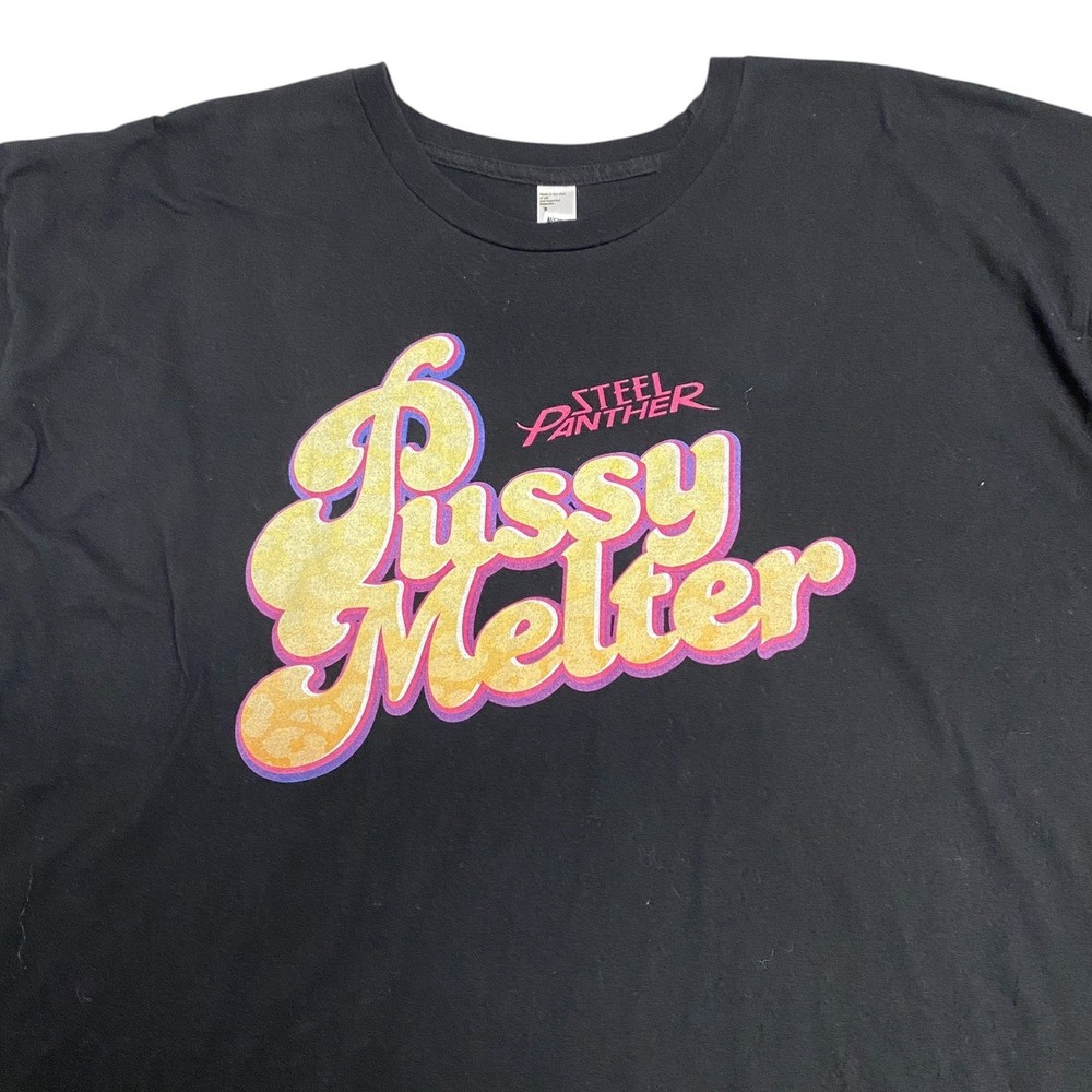 Black Steel Panther Pussy Melter T-Shirt