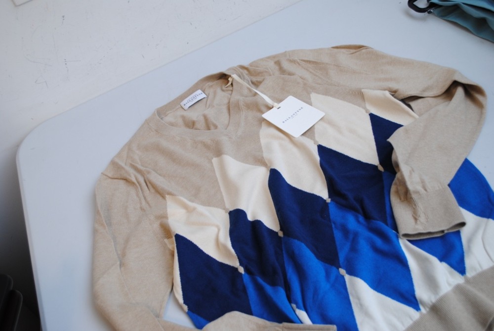 BALLANTYNE SWEATER M-48 COTTON NEW LOGO 550.00 CART. CERTILOGO Dz