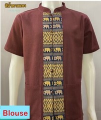 MAN’s Shirt Traditional Thai Clothing Men Shirt Cotton Fabric SHORT LONG SLEEVE