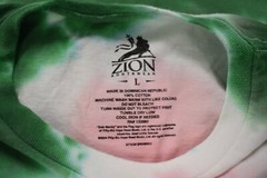 Zion Rootswear Mens Bob Marley Tie Dye Raggae Music Shirt New XS-3XL