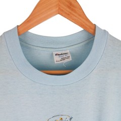 Vintage Minnesota All American Fisherman T-Shirt Blue Thin Single Stitch Large