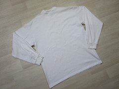 Vintage Nike Center Swoosh Size (L) Long Sleeve Made in USA White w/Black Check