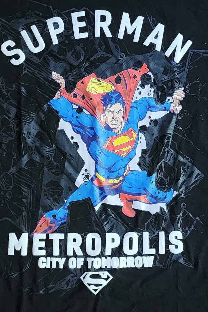 Superman T-Shirt Men’s Sz XL Metropolis City of Tomorrow DC Comics Universe Tee