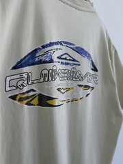 Vintage 90s Quiksilver Surf Style T-Shirt Tee Size XL