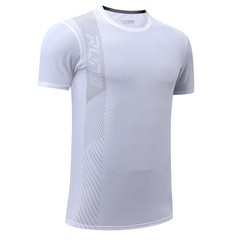 Gym Workout Tees Men Joggers Print Running Sportwear Bodybuilding Short Sleeves
