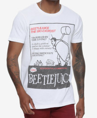 Beetlejuice CALL BEETLEJUICE THE BIO-EXORCIST T-Shirt NEW Licensed & Official