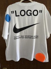 nike lab x off white mercurial NRG X Tee Mon Amour T-shirt White Sz L Boxy