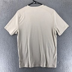 Public Lands Men’s Size M Stone Quarry HTR Retro Performance Stripe Tee Shirt