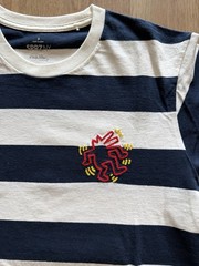 Uniqlo Keith Haring T Shirt Stripe Medium Street Art Summer