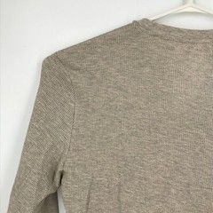 Jachs Shirt Mens XL Extra Large Long Sleeve Thermal Waffle Casual Sleep Brown