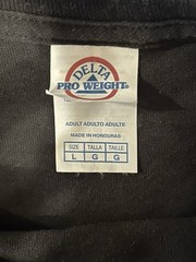 American By Birth Patriot By Choice 1776 Men’s Black T-Shirt Size Large – Delta