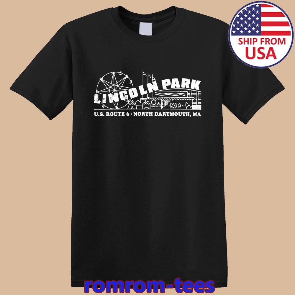 Lincoln Park North Dartmouth, MA Amusement Park Black Size S-5XL