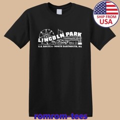 Lincoln Park North Dartmouth, MA Amusement Park Black Size S-5XL