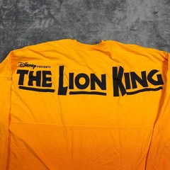 Disney The Lion King Spirit Jersey Orange Ombre Long Sleeve Shirt Adult XL Simba
