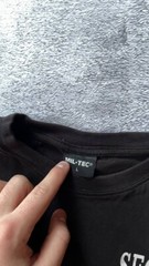 Security Mil-tec Black T Shirt L Size