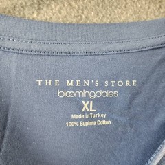 The Men’s Store at Bloomingdale’s Supima Cotton Tee XL Coastal Solid Crew Neck