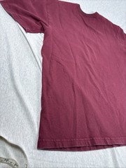 Bronson Mfg Ivy Style Heavyweight Short Sleeve T Shirt L Burgundy Tiger Choir