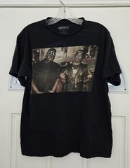 2PAC BIGGIE Trust Nobody T-shirt Tee Shirt Size M Black Original Flavor