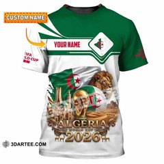 Unisex 3D Shirt – Custom Algeria World Cup 2026 3D Shirt VK13800