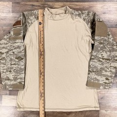 Rothco Military Shirt Mens Large Beige Camo Long Sleeve Desert Camo