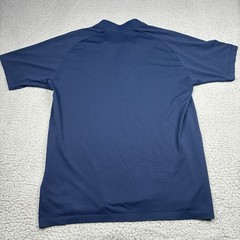 Uniqlo Roger Federer Tennis Shirt Men’s Large Blue 1/4 Zip Performance Henley