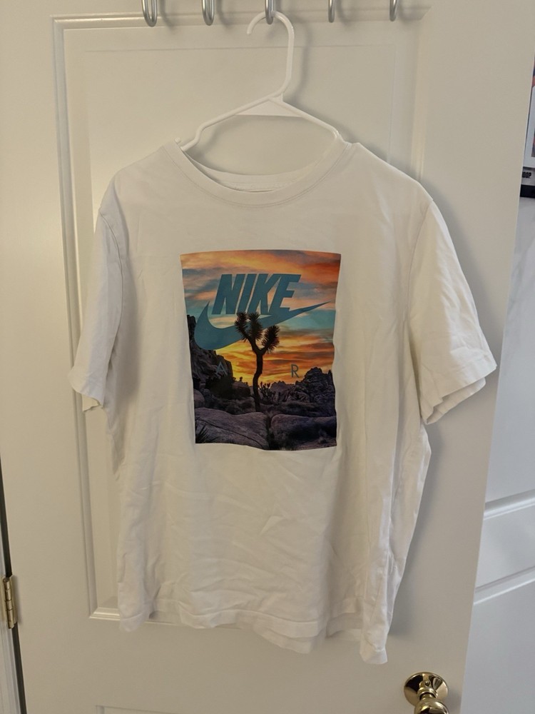 Nike Air Joshua Tree Desert Graphic Shirt XL White The Nike Tee
