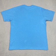 Uniqlo Metal Gear Solid 2 T Shirt Men’s Size L Blue Sons of Liberty *Flaws*