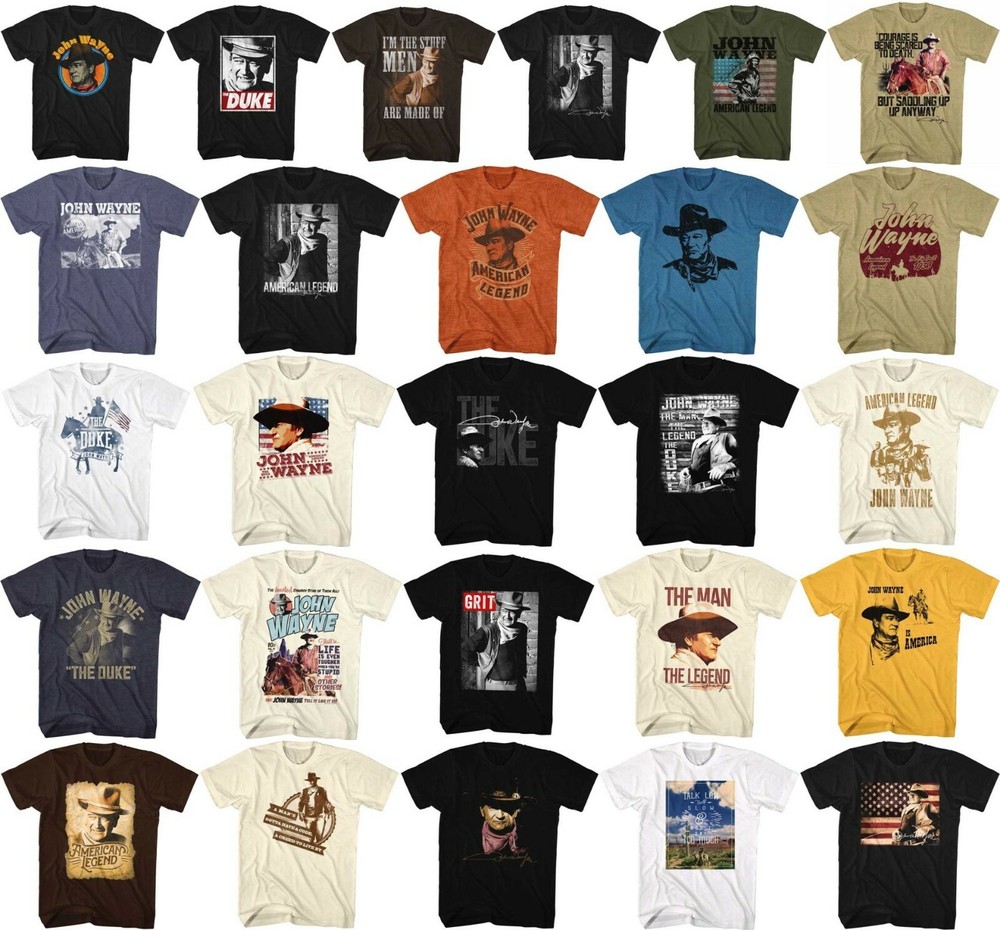 Pre-Sell John Wayne Licensed T-Shirt