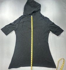 Calvin Klein Cotton Pullover Drawstring Hoodie Mens Gray 2XL