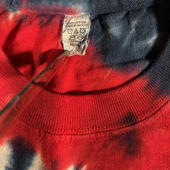 Grateful Dead Spiral Bears Multi Color Tie-Dye T-Shirt Size Large New