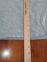 Gildan Heavy Cotton grey t shirt sz L
