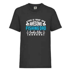 Fishing Awesome Fishing Dad Humour Novelty T Shirt Various Colours And Sizes