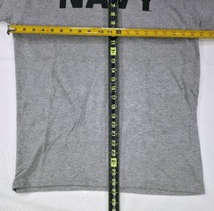 Soffe US Navy T-Shirt Size-Large Grey Crew Neck Basic