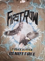 First Row XXL Graphic Tshirt Eagle “Freedom Is Not Free” Graphic Quality