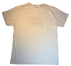 Bud Light T-Shirt Size 2XL Hanes Nano Mens White Blue Logo Promotional Giveaway