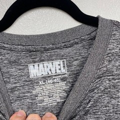 Marvel Punisher Skull Long Sleeve Performance Shirt Gray Heather Mens XL
