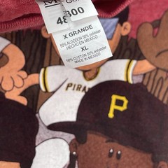 Backyard Sports Pittsburgh Pirates Red Heather Baseball Sugardale T-Shirt XL