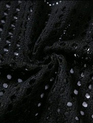 New Men Luxury Diamond Rhinestones Fashion Black Knitted T-Shirt High Quality