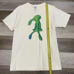American Apparel SpongeBob Squidward T-Shirt Unisex Sz Medium Cream 28”L in EUC!
