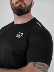 D555 Duke Big Mens Dry Wear T-Shirt Lightweight Reno Mesh Black 2XL-6XL (601921)
