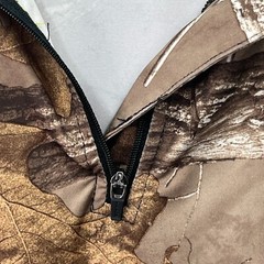 Realtree Shirt Large Mens Long Sleeve Performance Hunting 1/4 Zip Scent Factor