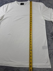 CUTS Clothing Men’s Henley Split-Hem Long Sleeve Large White NWOT