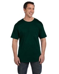 Hanes Beefy-T Shirt with Pocket Green XL 05190 100% Cotton Pre-shrunk New
