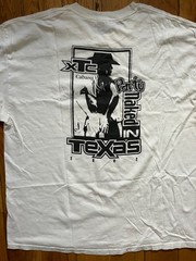 Vintage Mens XTC Cabaret Party Naked 02 Texas Strip Club Large Shirt Nude Dancer