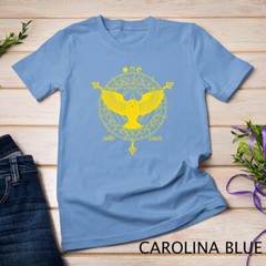 Owl Moon Geometric Pattern Wild Free Minimal Bird Space Art Tee Unisex T-shirt
