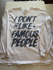 Vince Staples I Don’t Like Famous People Long Sleeve Tour T-Shirt Size XL