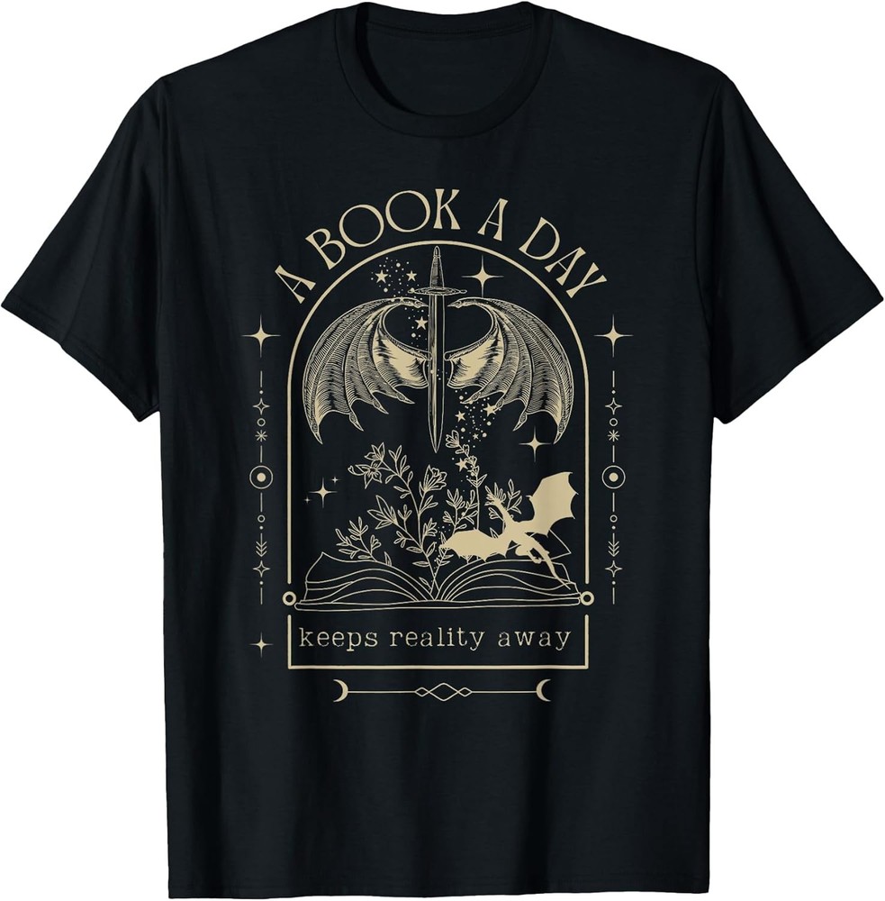 NEW LIMITED! Vintage Book Day Keeps Reality Away Spicy Tee – MADE IN USA